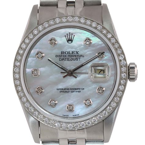 rolex datejust bezels|authentic Rolex diamond bezels.